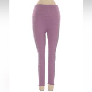 Spiritual Gangster Dusty Mauve Ribbed High-Waist Leggings